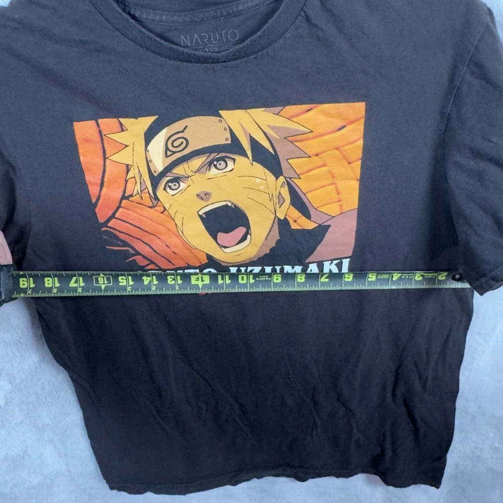 Naruto Shippuden Uzumaki Graphic T Shirt Anime Manga Japanese Black Size L‎